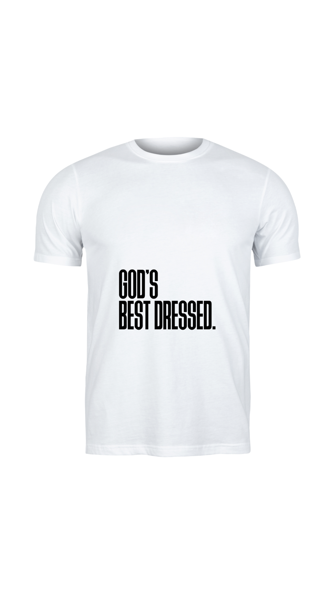 Gods Best Dressed Tshirt - White