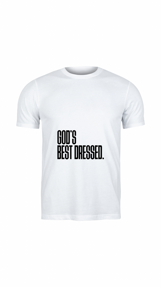 Gods Best Dressed Tshirt - White